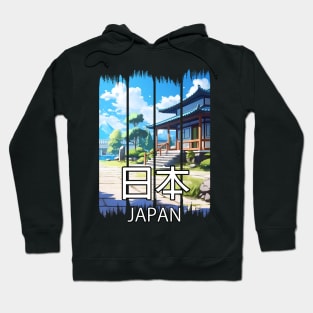 Japanese Temple Landscape – Anime Shirt Hoodie